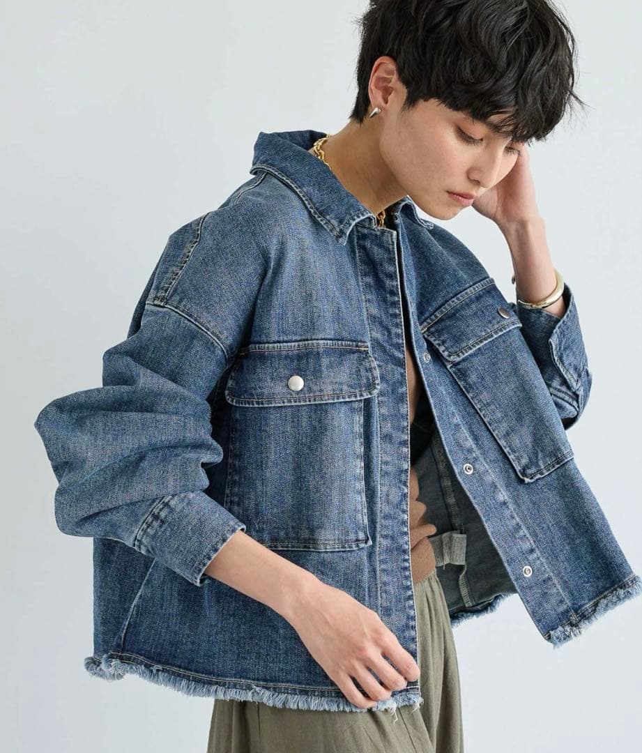 新品　バンヤードストーム　ショートワイドＧジャン　デニムジャケット¥19,800