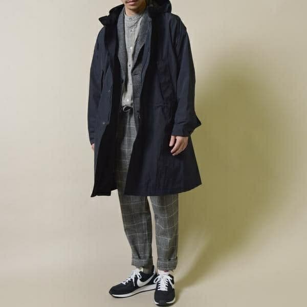 【別注】STILL BY HANDフード付きM65コート46ネイビー