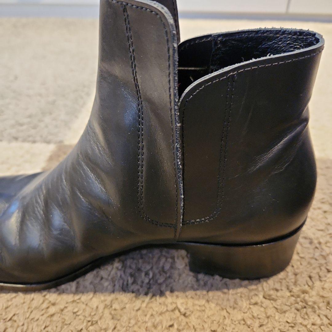 パドローネ　41　PADORONE　ブーツ　革　ブラック