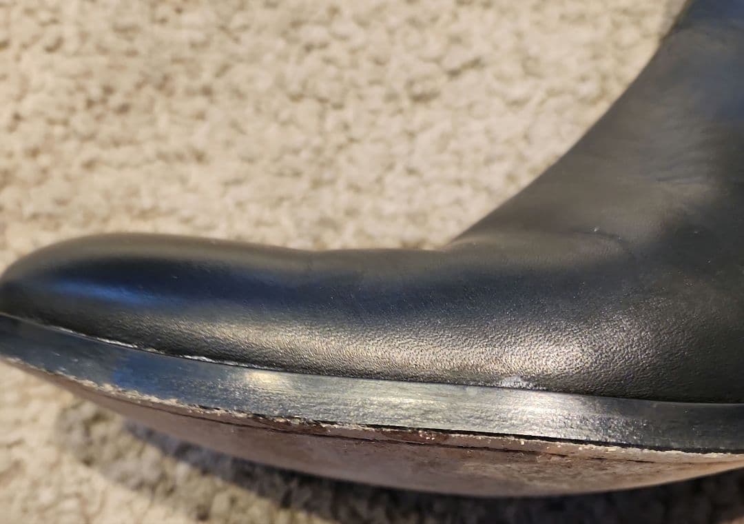 パドローネ　41　PADORONE　ブーツ　革　ブラック