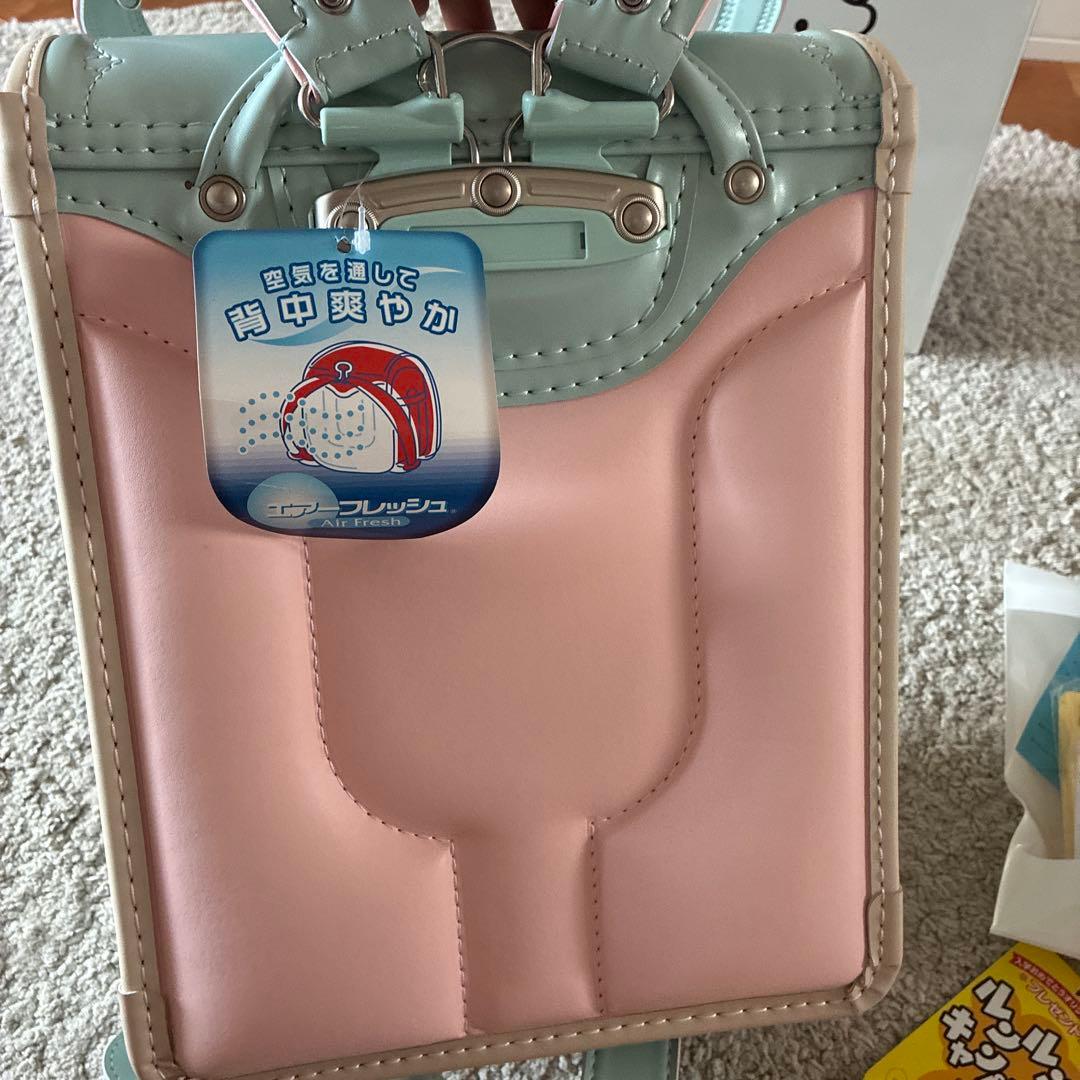 新品フィットちゃん　ランドセル　ブルー女の子