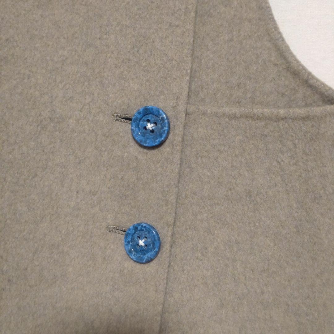 エンフォルド　ベージュノースリーブベスト