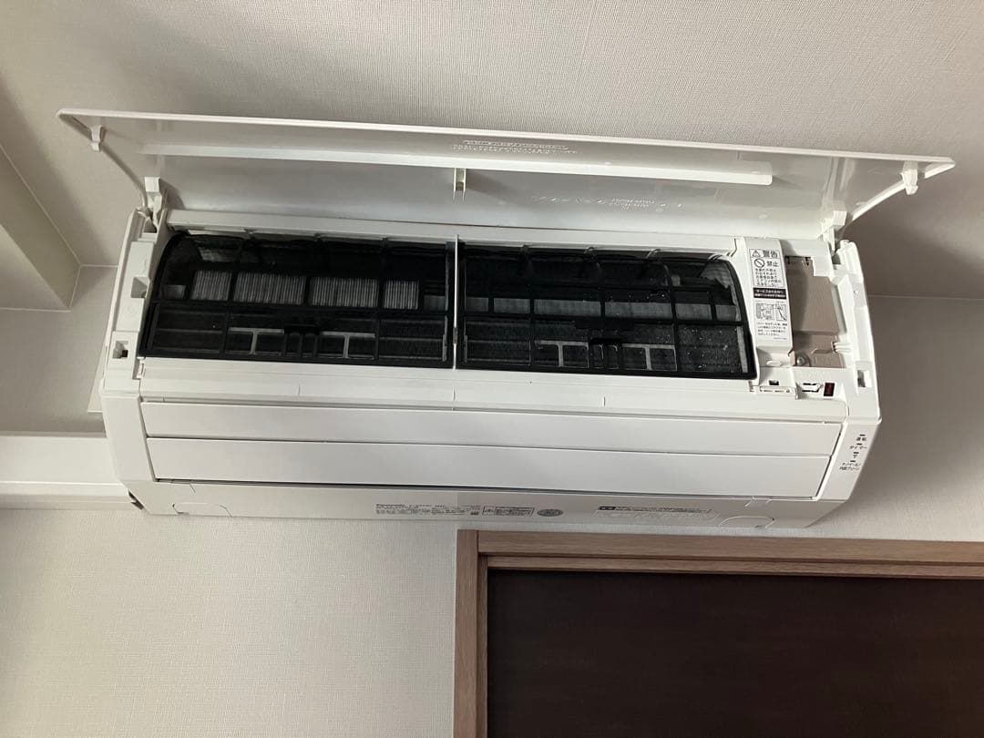 【美品】パナnanoeX エアコン8畳22年製（機器取外&引取必要）※遠隔操作可