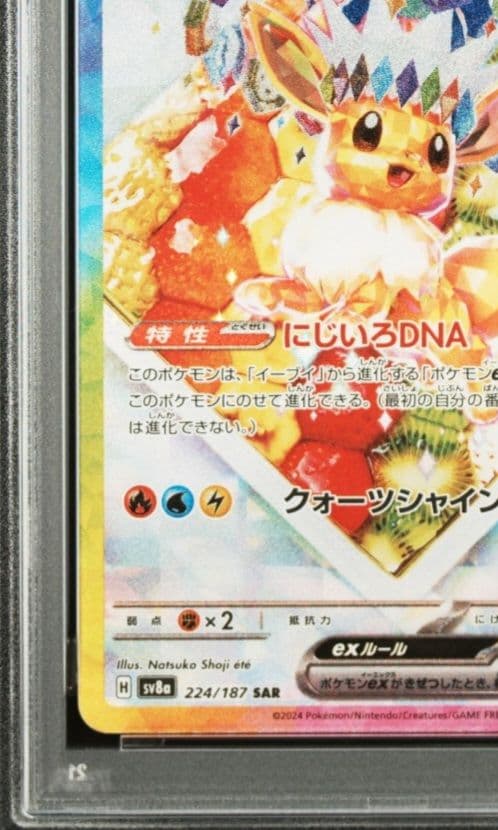 美品　PSA10 イーブイex SAR テラスタルフェスex 224/187