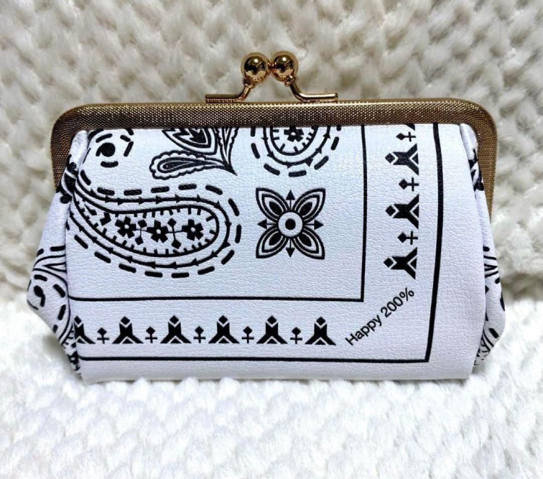 TATSU様 新品】A.D.M.J バンダナ柄 がま口 財布