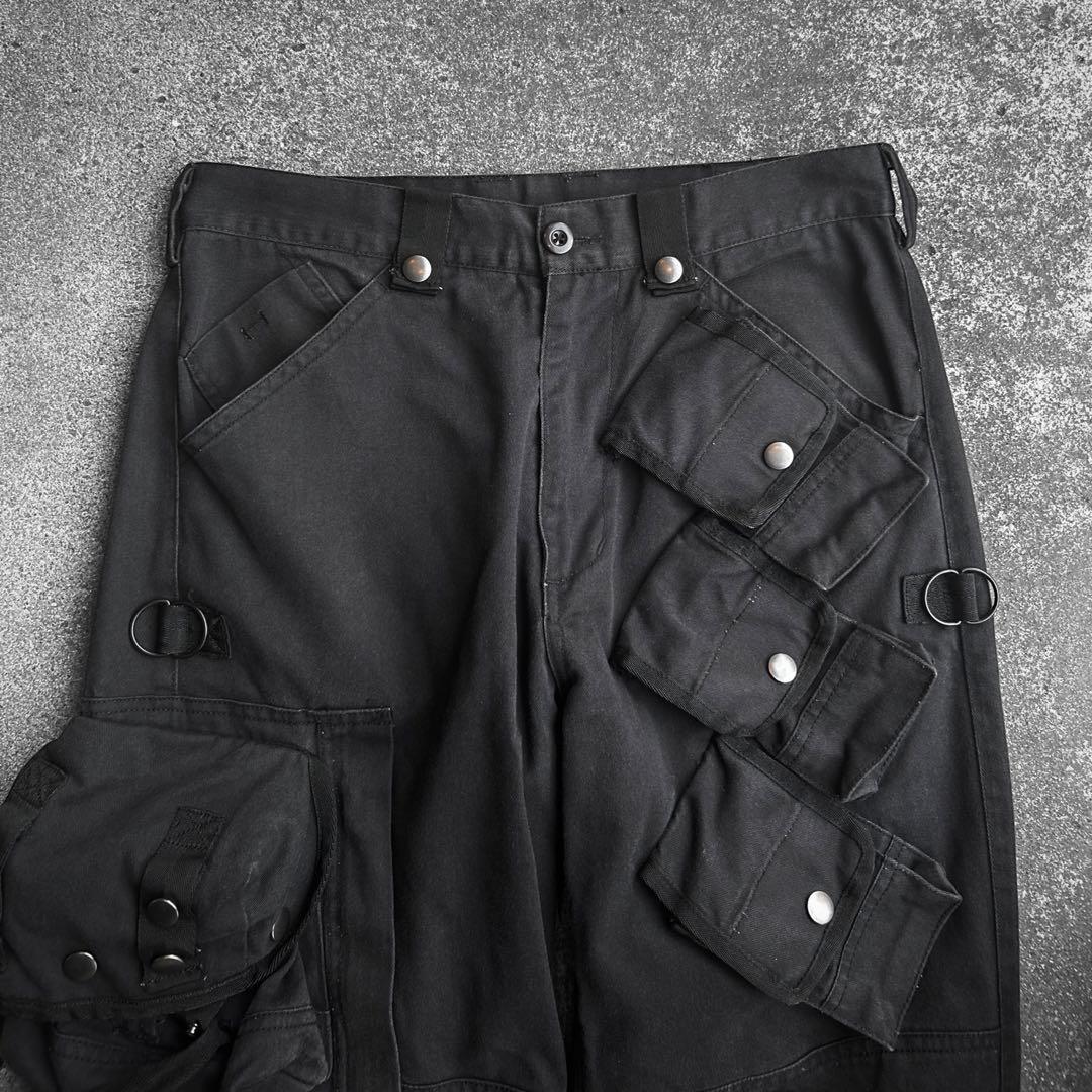 00's Archive 3Dマルチポケット ギミックカーゴパンツ Y2K