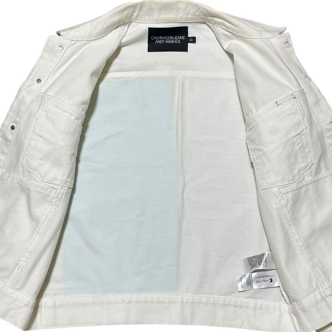  ×アンディーウォーホル デニムジャケット ホワイト M
