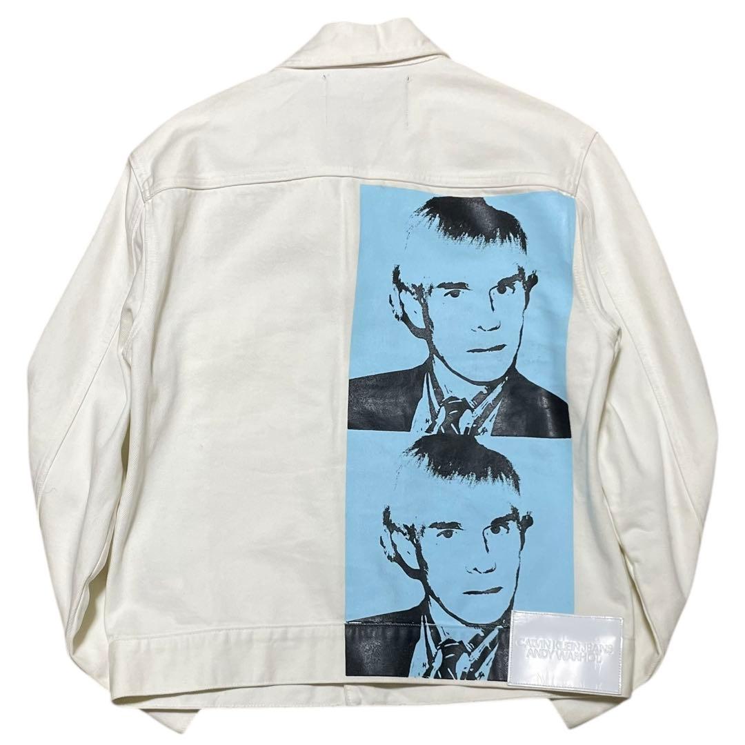  ×アンディーウォーホル デニムジャケット ホワイト M