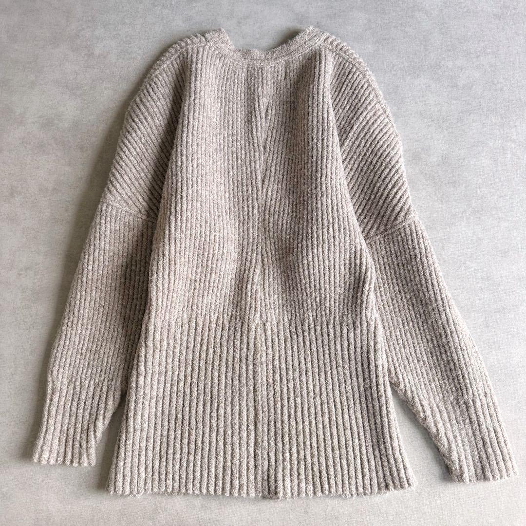 美品▲AKIRANAKA×STUNNING LURE//アルパカ混カーディガン