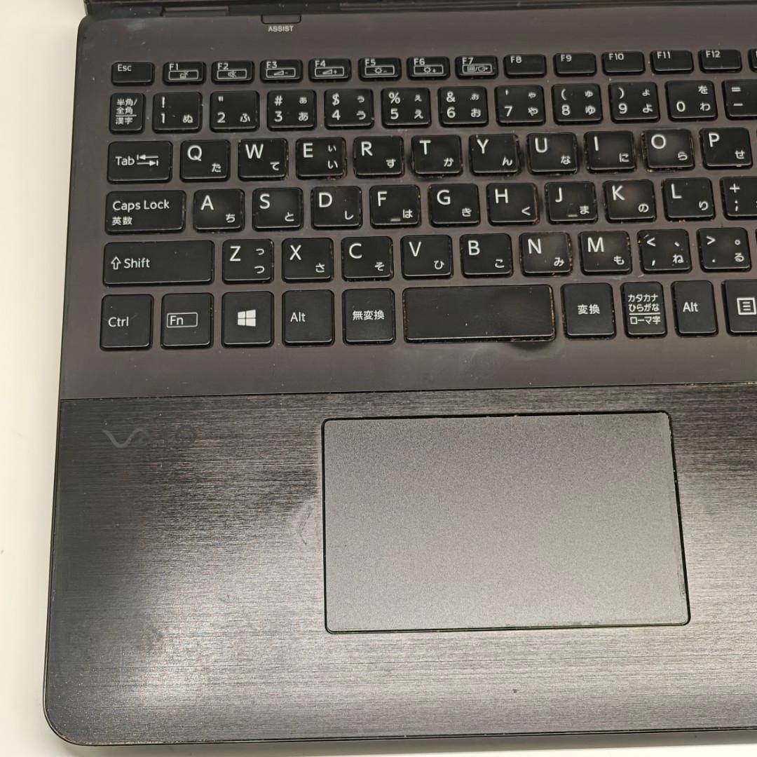 【VAIO】SVF 高速i7 SSD512GB 12GB ブラック ノートPC