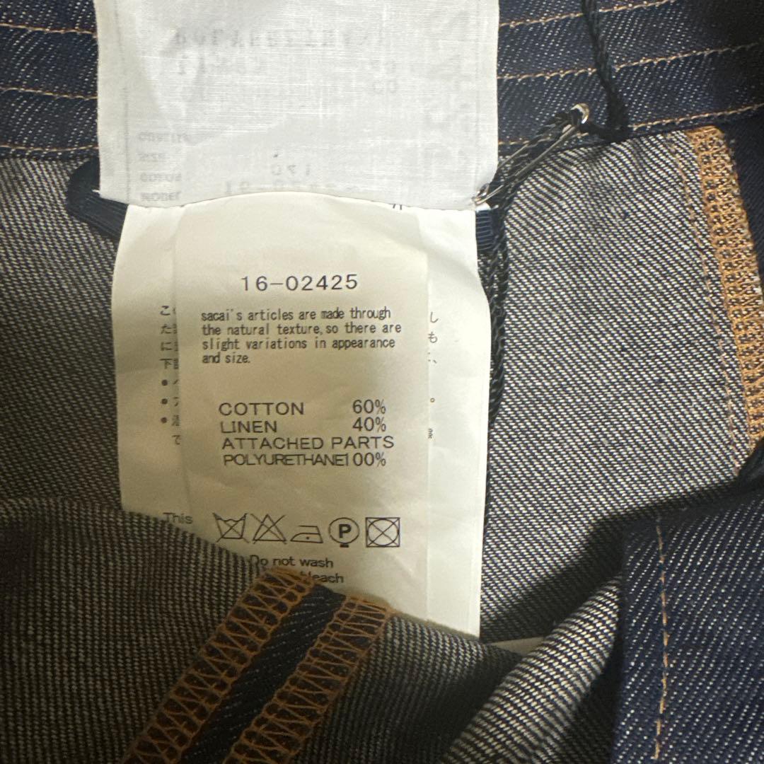 デニムショートパンツ 16-02425 sacai