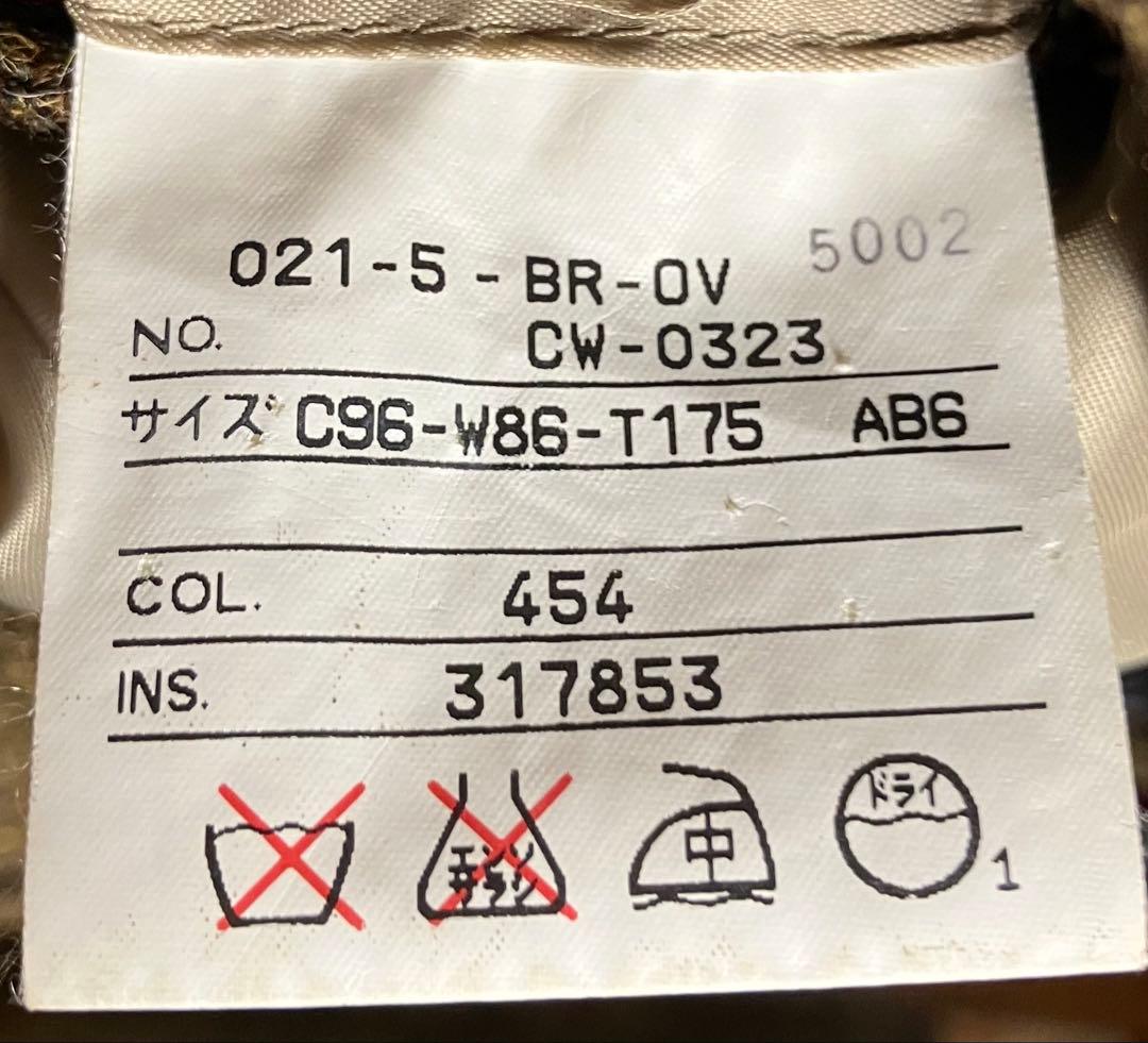 ハリスツイードJPRESSノーフォークジャケットC96-W86-T175 AB6