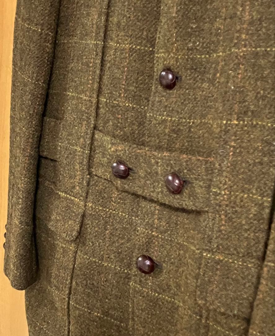 ハリスツイードJPRESSノーフォークジャケットC96-W86-T175 AB6