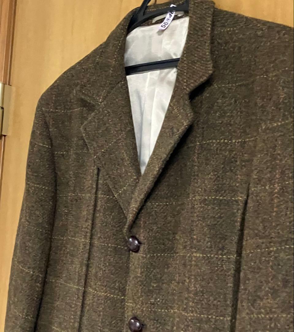 ハリスツイードJPRESSノーフォークジャケットC96-W86-T175 AB6