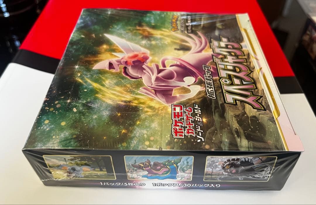 スペースジャグラー 未開封box シュリンク付※凹みあり【ポケモンカードゲーム】