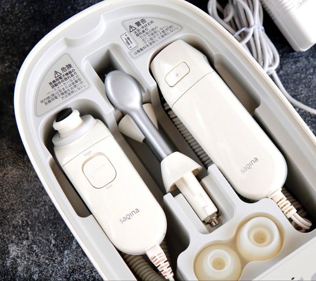 【美品】サキナピノ美顔器　微弱電流で美容&育毛