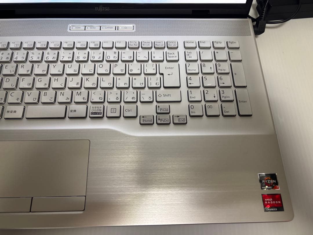 富士通 FMVN77E3G 17.3インチ ノート パソコン4700U 8GB