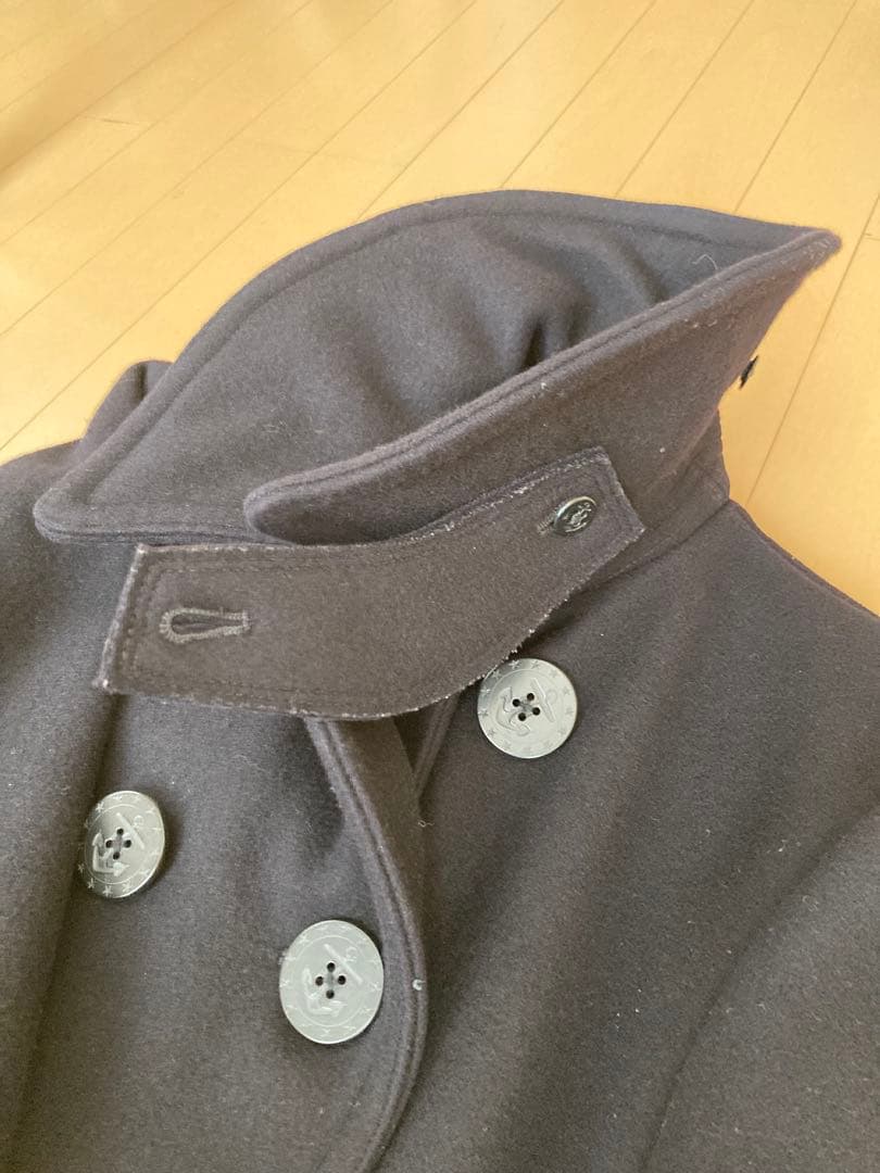 【HERO】リアルマッコイズ　ネイビー ウール ピーコート 【サイズ38】