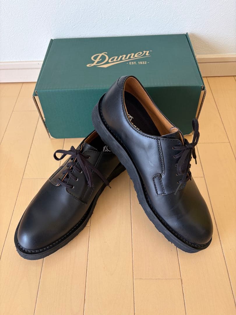 Danner 黒 ポストマンシューズ