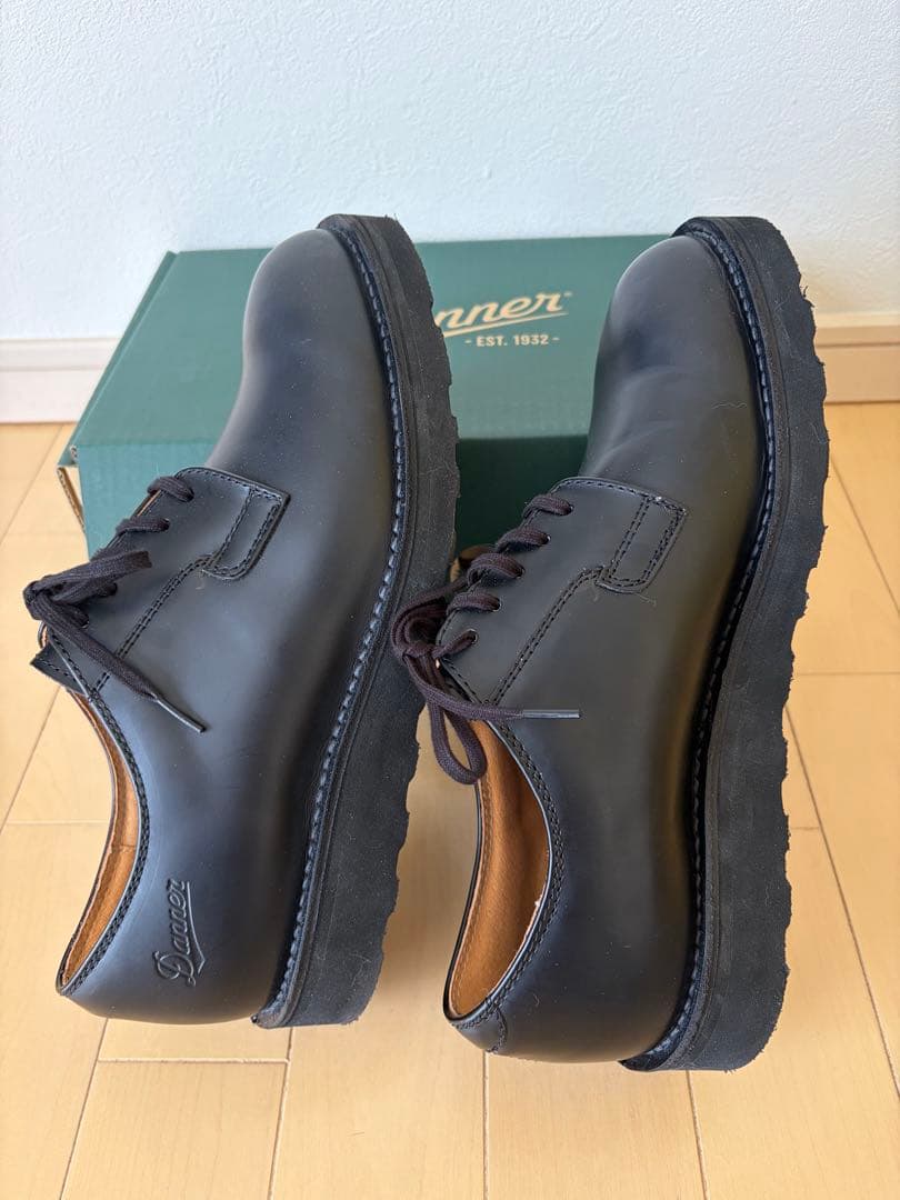 Danner 黒 ポストマンシューズ