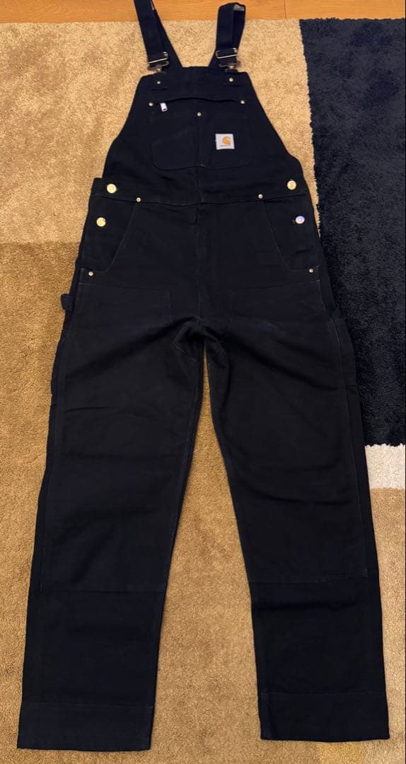 carhartt カーハート ダブルニー　オーバーオール　34×32