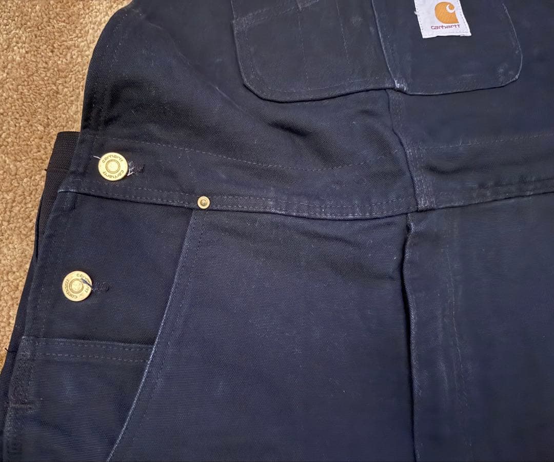 carhartt カーハート ダブルニー　オーバーオール　34×32