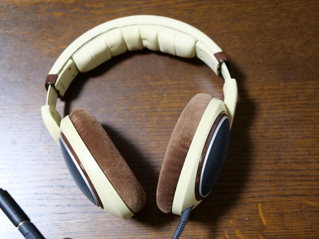 ゼンハイザーHD598　通称プリン　ミニプラグ変換器付き　SENNHEISER