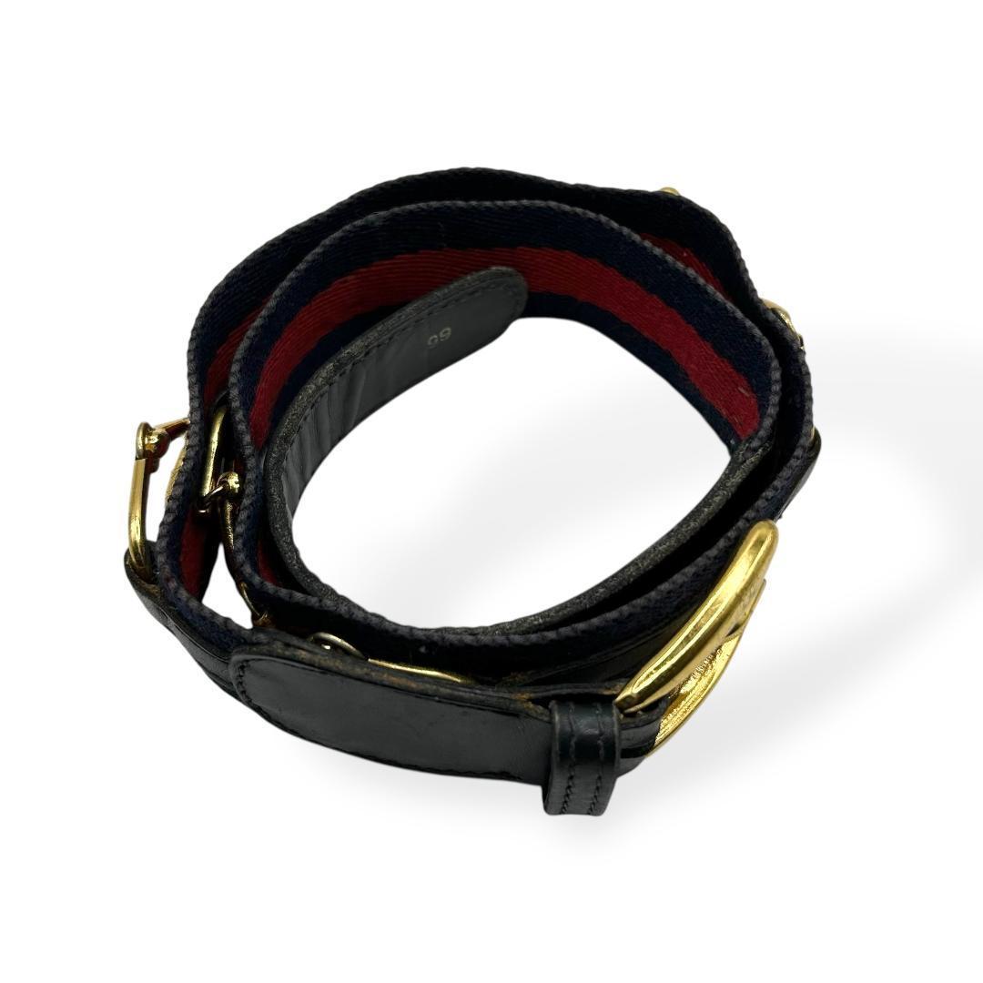 希少✨ GUCCI　グッチ　ベルト　シェリーライン　ホースビット