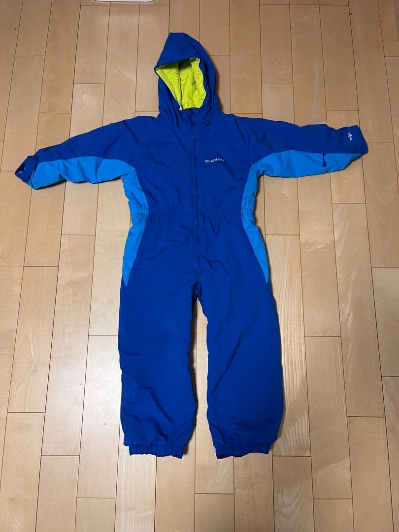 ★mont-bell★子ども用スキーウェア つなぎタイプ