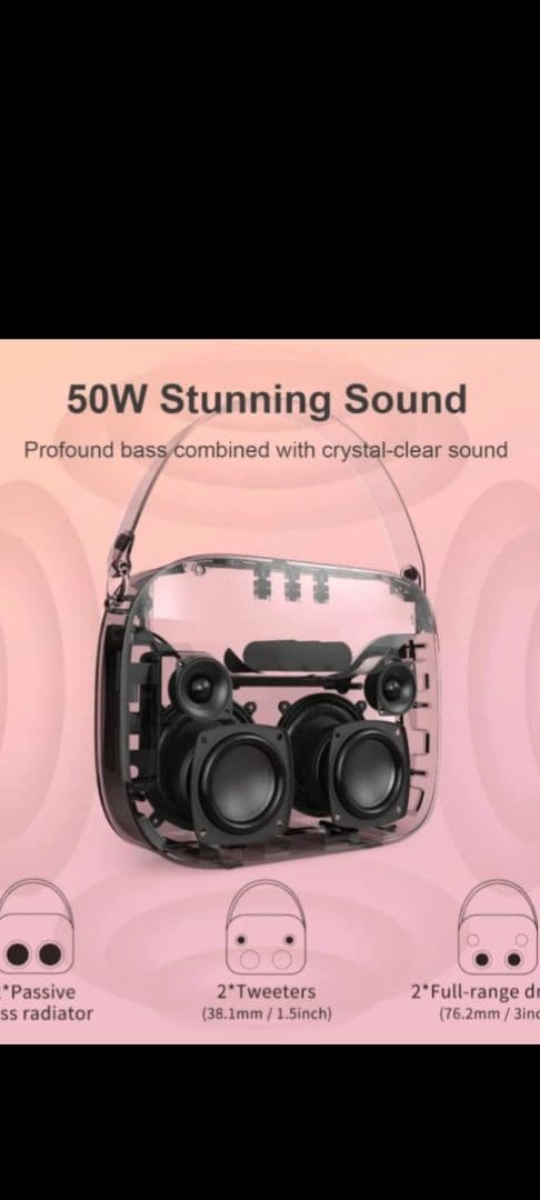 ★新品未開封★DOSS SoundBox H100 ワイヤレススピーカー