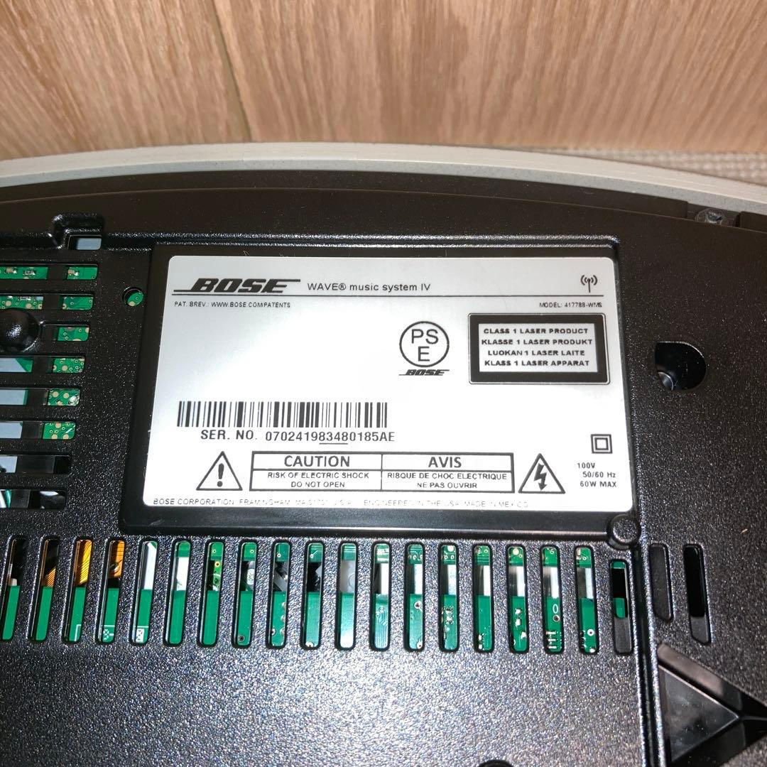完動:メンテ品　Bose wave music system Ⅳ