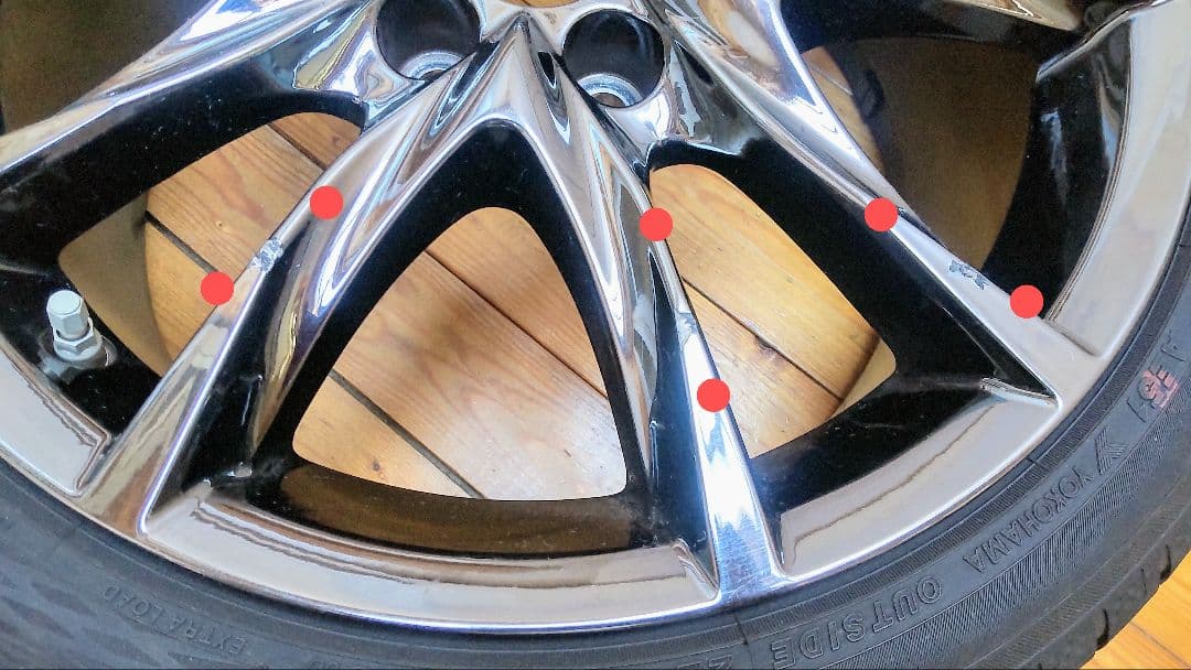 レクサス IS 300 F スポーツ 純正ホイール 225/40r18 フロント