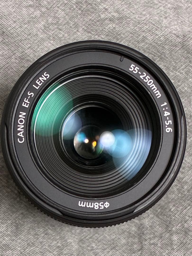 ⭐️美品⭐️ Canon EF-S 55-250mm IS フード付望遠レンズ