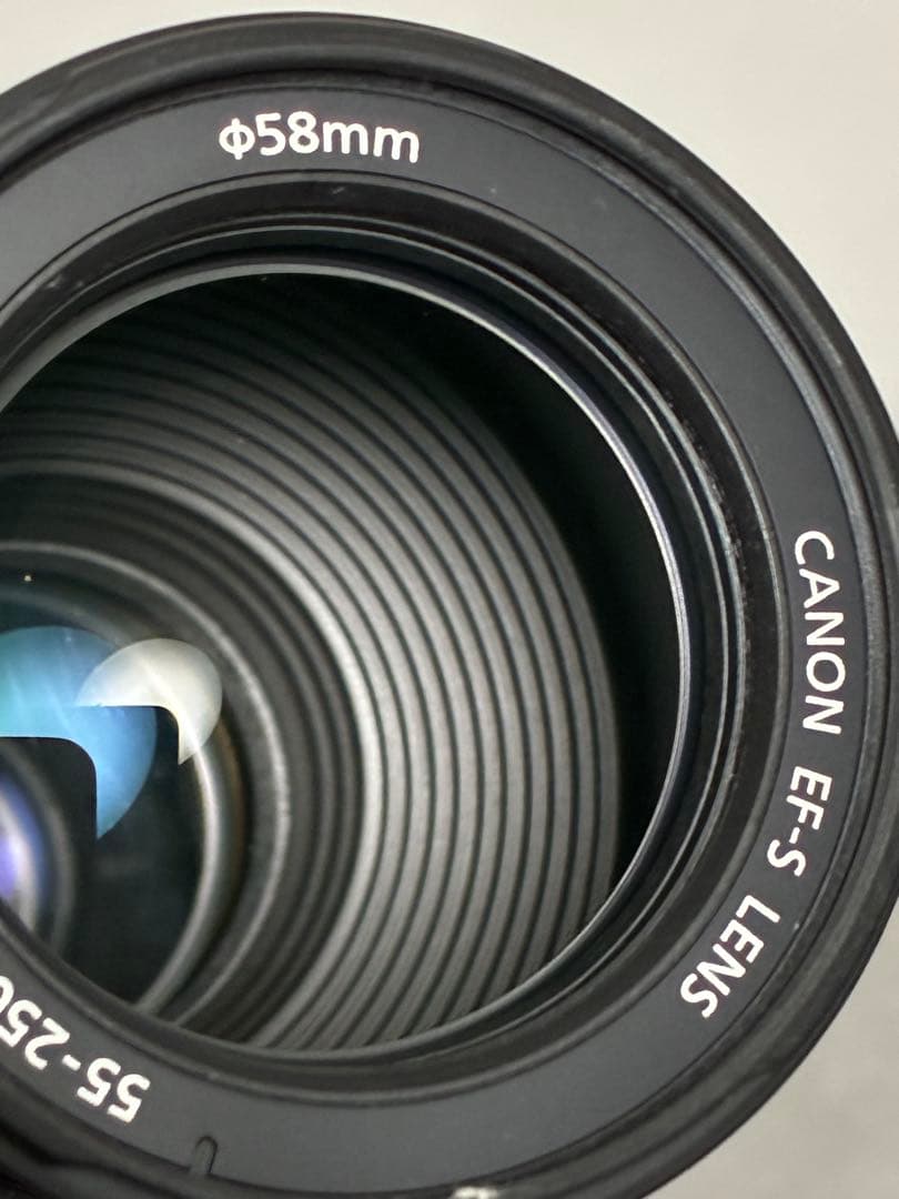 ⭐️美品⭐️ Canon EF-S 55-250mm IS フード付望遠レンズ