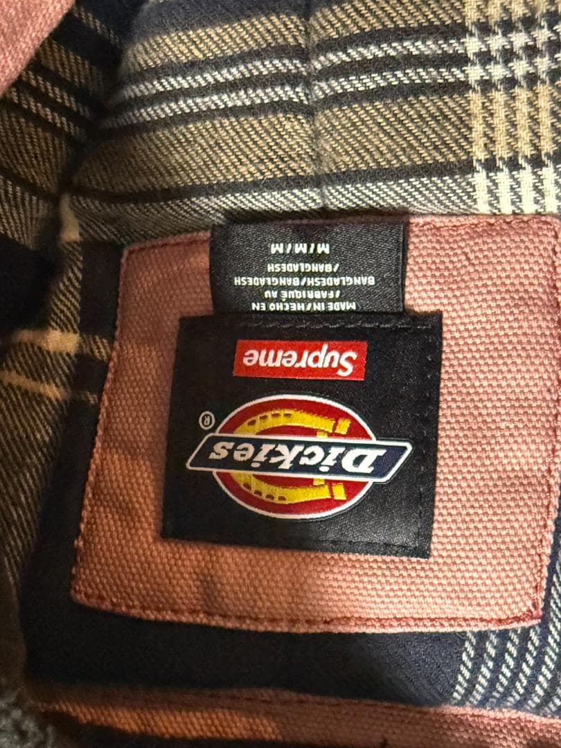 Supreme Dickies Hooded Work Jacket ピンク