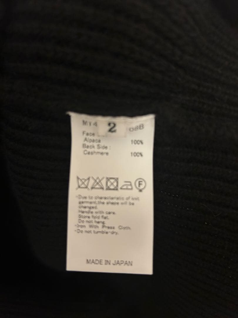 24aw MAATEE&SONS 2 畦起毛JIPVEST