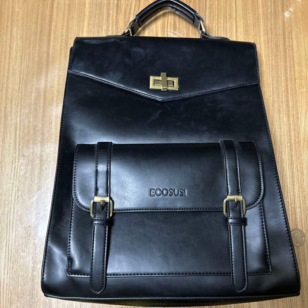 バッグ ECOSUSI Vintage Laptop Backpack