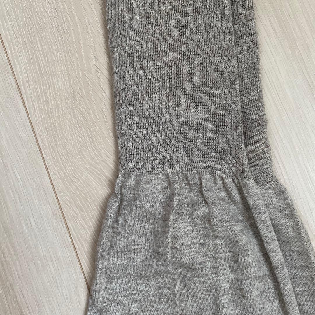 プリスティン　ヤク無縫製 はらまき付き薄手レギンス