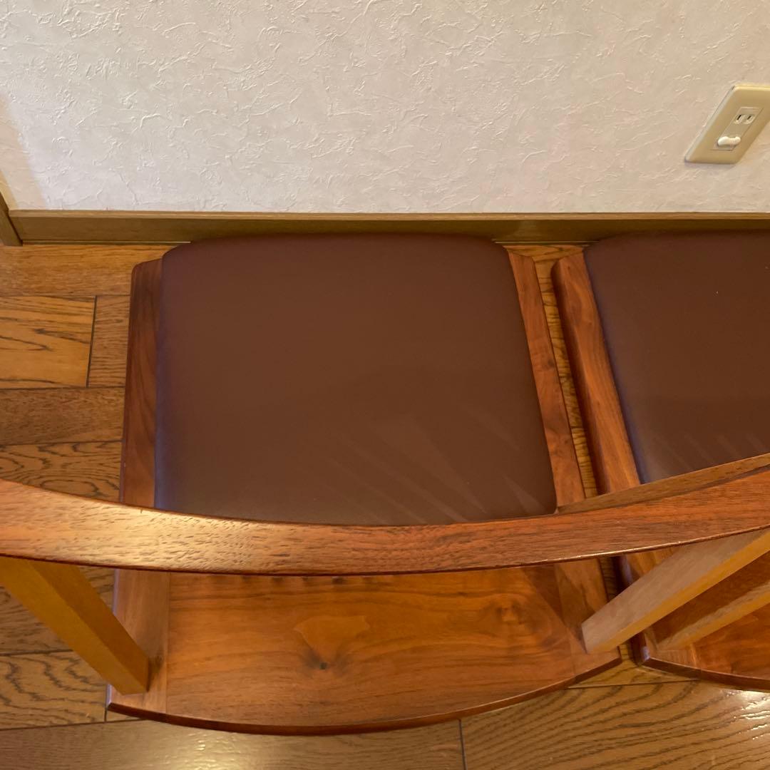 座椅子　木製　高級　2セット