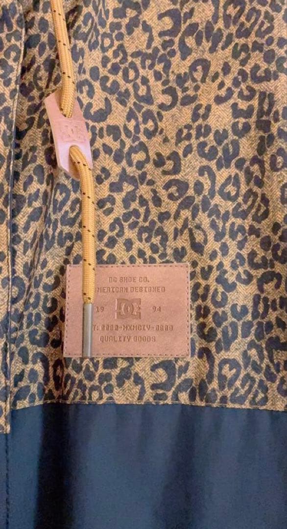 【美品】DC スノボーウェア レオパード柄 ジャケット スノボー スキー