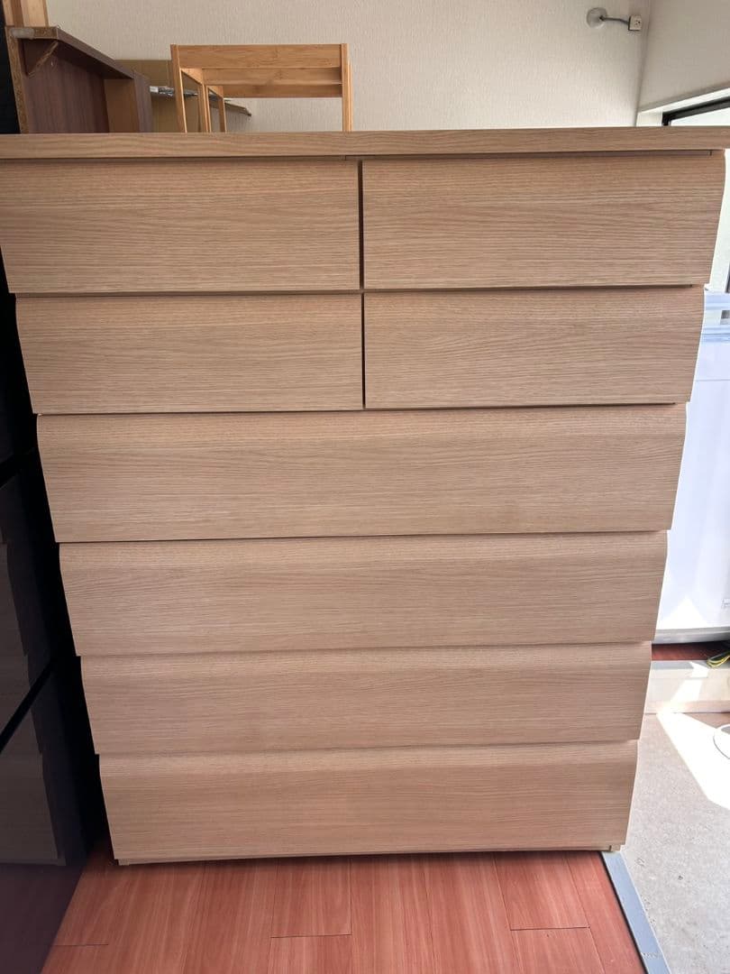 【送料設置込み】ニトリ　チェスト　洋服ダンス　クローゼット　木製