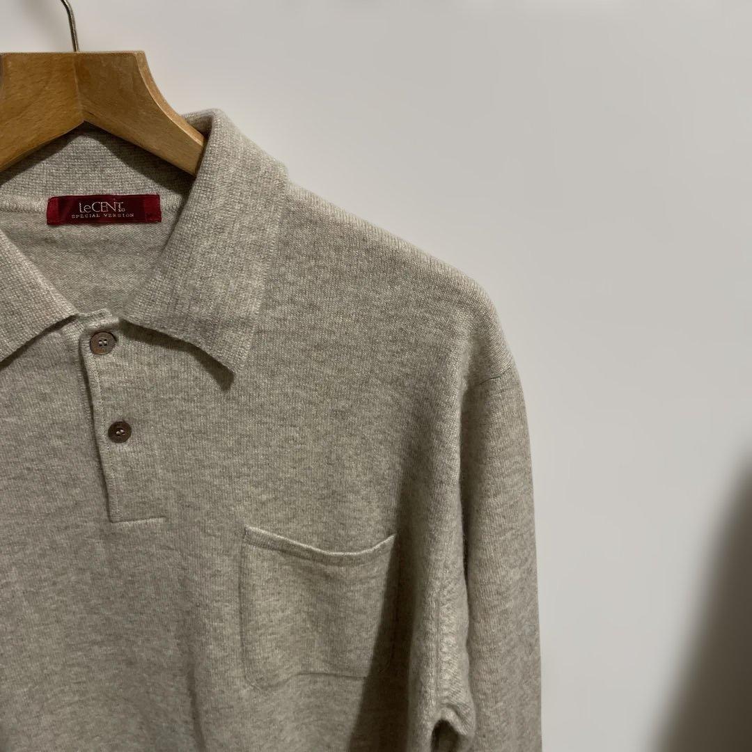 レセント　新品　ポロシャツ　M シャツ　紳士　メンズ　長袖