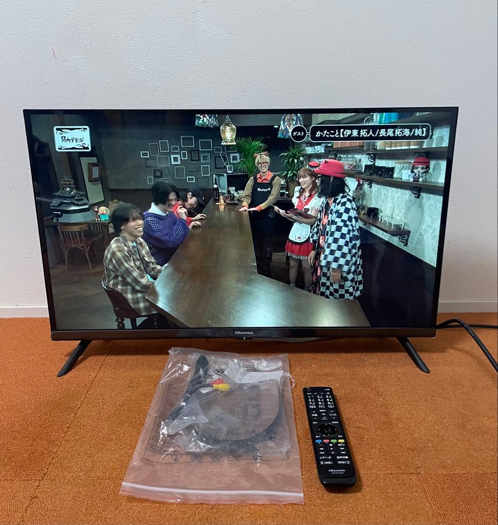 ハイセンス 2022年製 液晶テレビ 32V型 Wチューナ外付HDD可