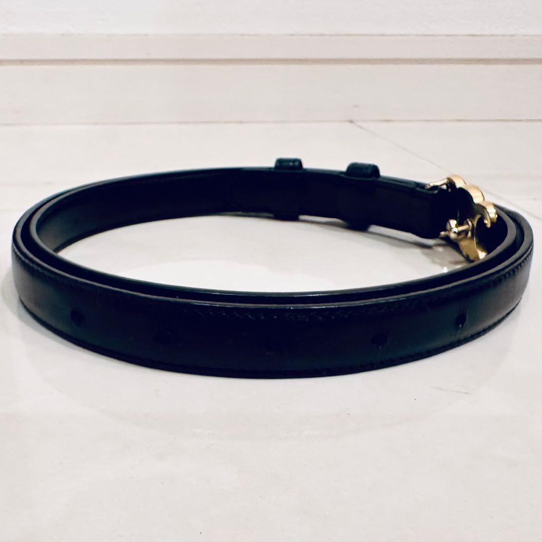 CELINE｜トリオンフベルト ブラック18MM ※修復歴有
