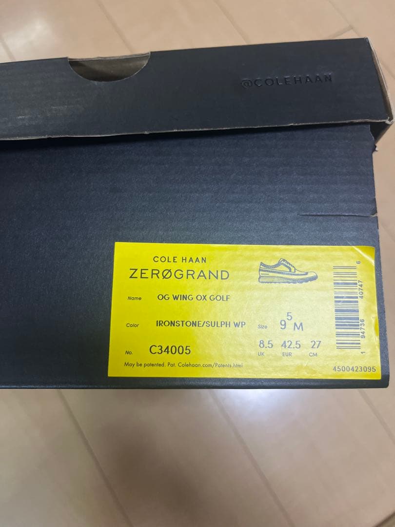 新品　Cole Haan ZeroGrand ゴルフシューズ　コールハーン