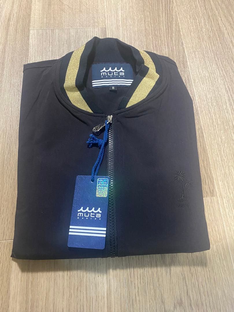 新品　未使用　ムータマリン　ゴルフ　ジャンバー　黒　サイズ5 M L メンズ