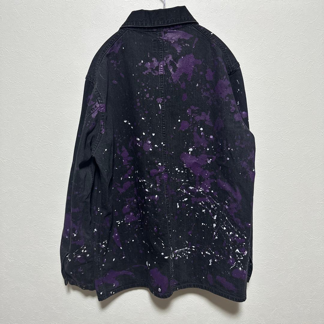 ニードルス D.N. Coverall 10ozペイントカバーオール ブラック