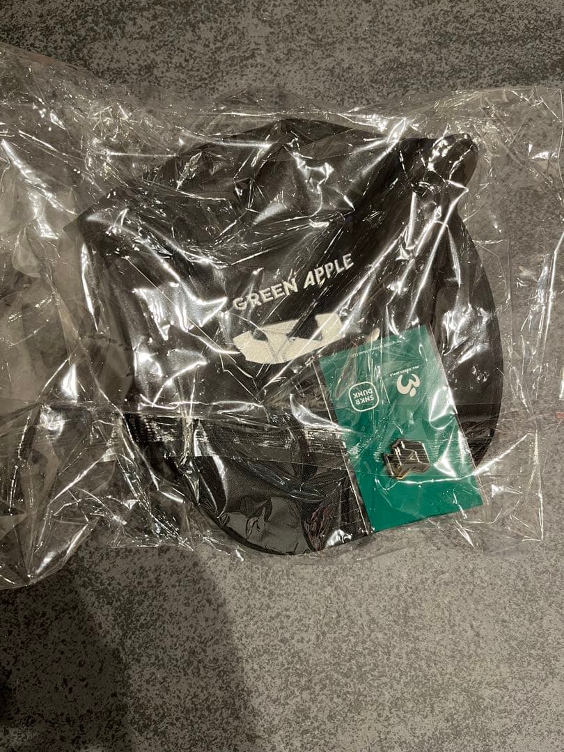 Mrs. GREEN APPLE ブラックキャップ 黒　ピンズ付き