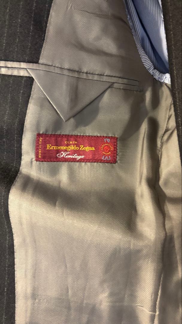 Tomorrowland ×ゼニア シングルブレステッド 2B スーツ