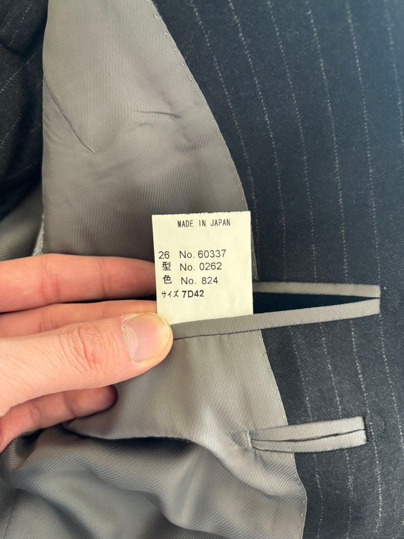 Tomorrowland ×ゼニア シングルブレステッド 2B スーツ